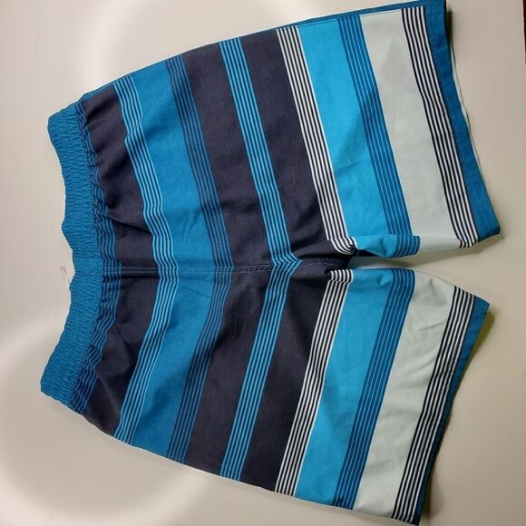 NEW L NIKE REPEL BOARD SWIMMING SWIM TRUNKS BLUE BLACK SHORTS MEN'S LARGE NWT - Picture 11 of 16